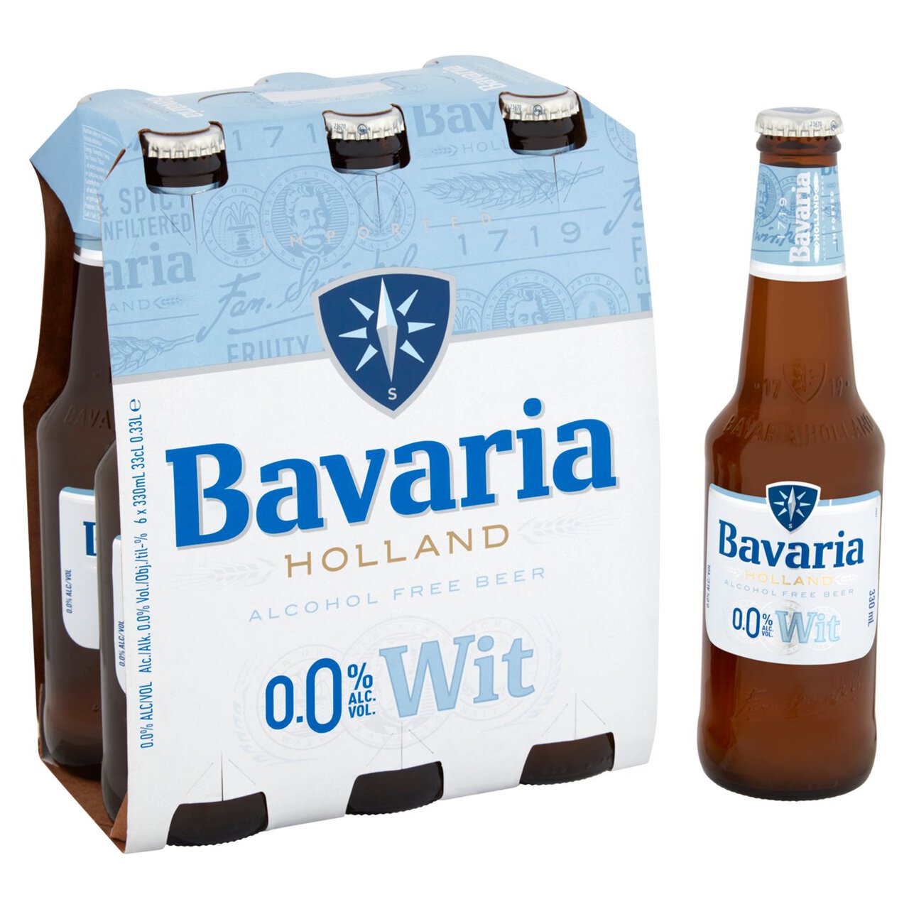 Bavaria 0.0% Alcohol Free Wheat Beer 6 x 330ml