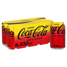 Coca-Cola Zero Sugar Lemon 8 x 330ml