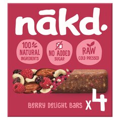 Nakd Berry Delight Fruit & Nut Bars 4 x 35g