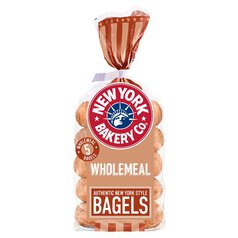 New York Bakery Co. Wholemeal Bagels 5 per pack
