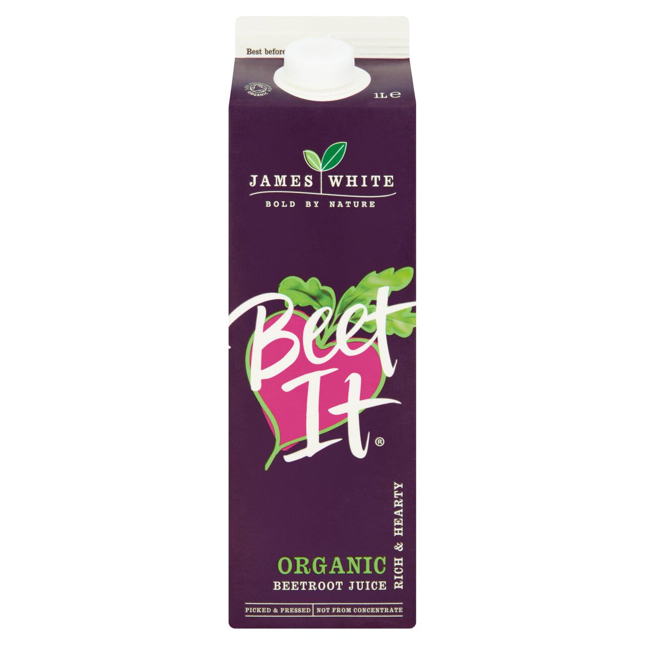 James White Beet It Organic Beetroot Juice 1l