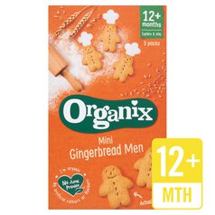 Organix Mini Organic Gingerbread Men, 12 mths+ 125g