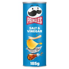 Pringles Salt & Vinegar Sharing Crisps 185g