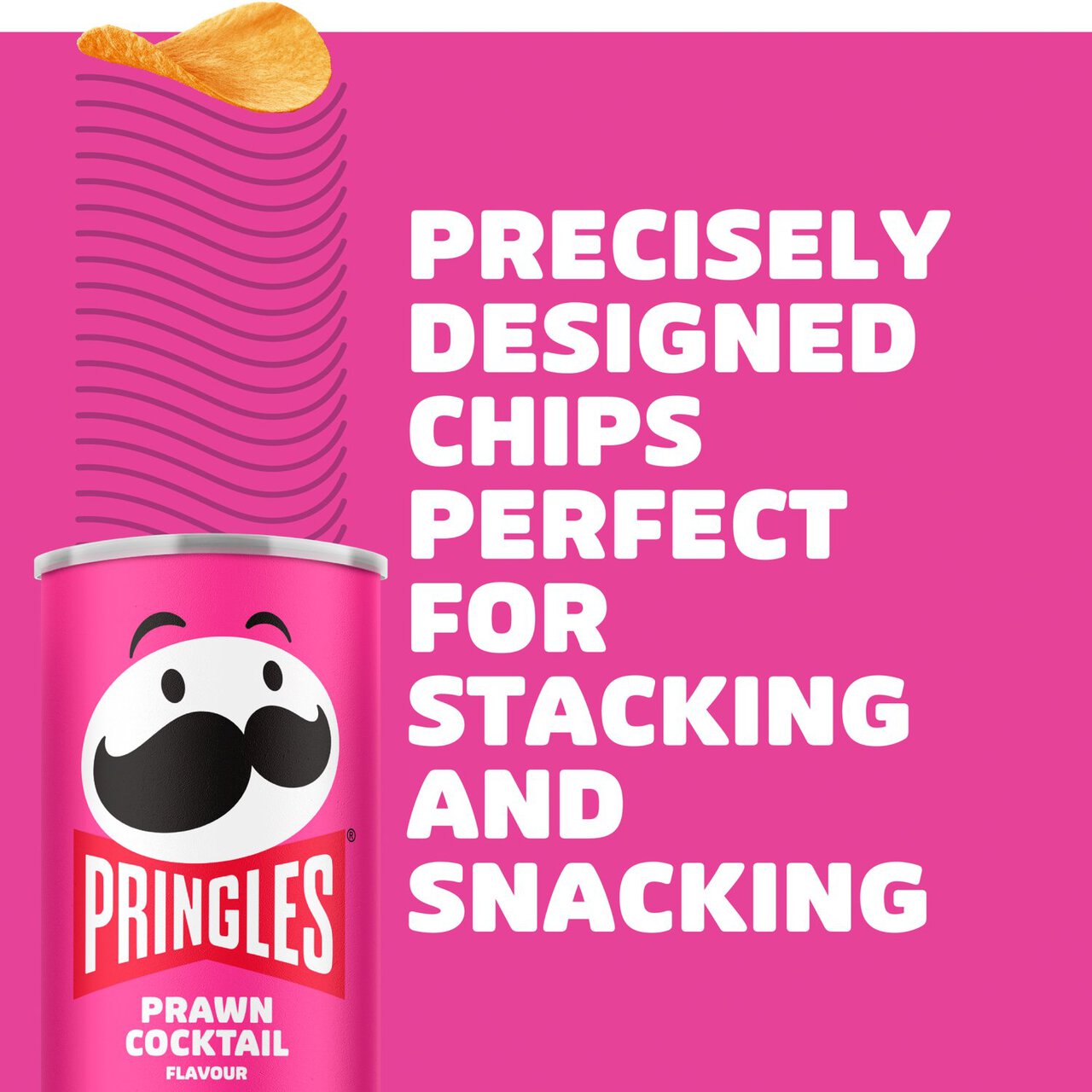 Pringles Prawn Cocktail Flavour Sharing Crisps 200g