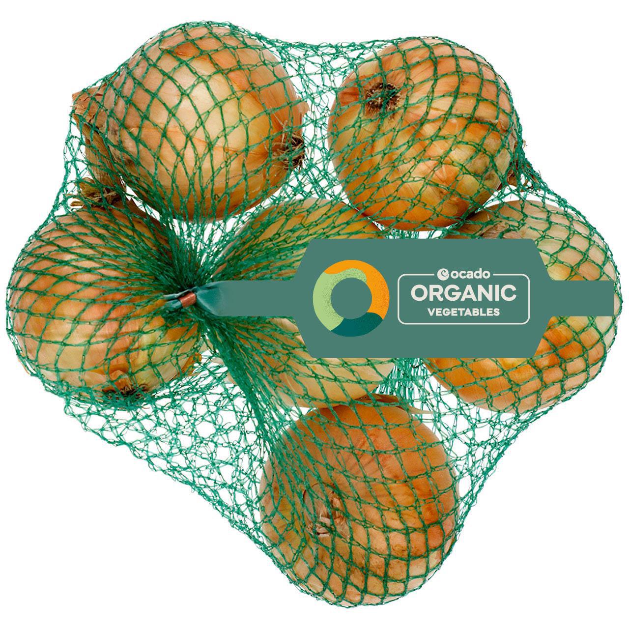 Ocado Organic Brown Onions 750g