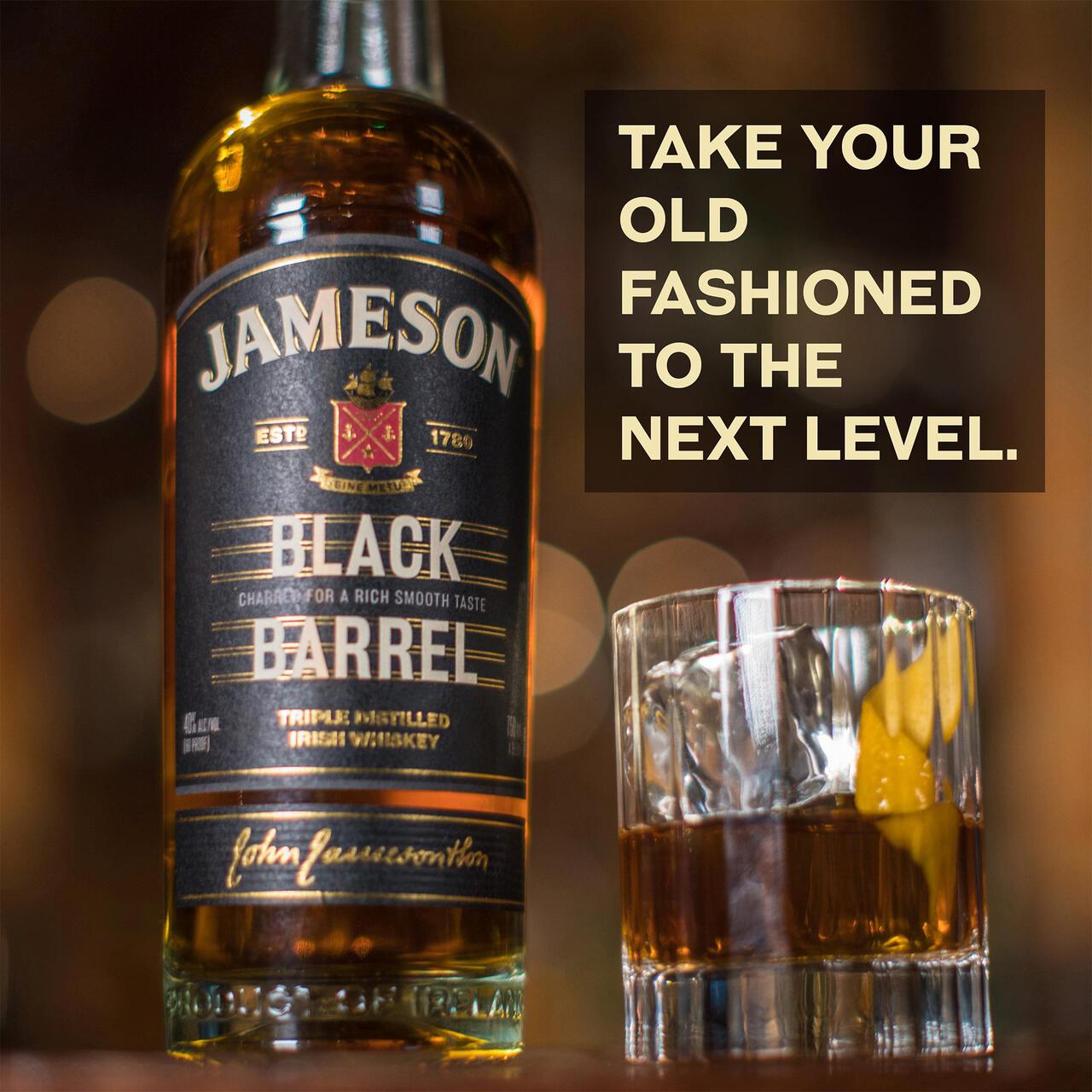 Jameson Black Barrel Triple Distilled Blended Irish Whiskey 70cl