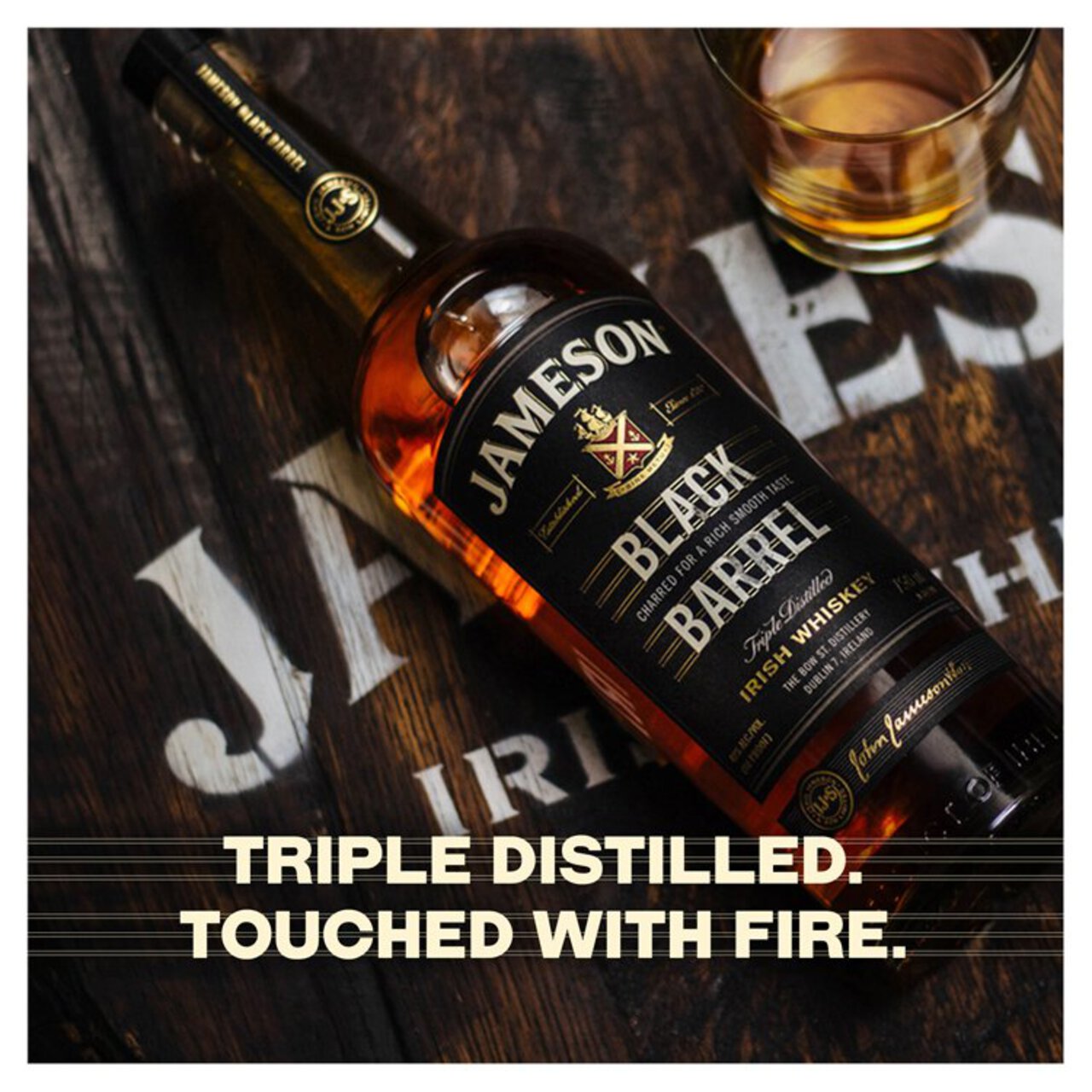 Jameson Black Barrel Triple Distilled Irish Whiskey 70cl