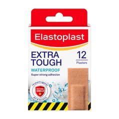 Elastoplast Extra Tough Waterproof Fabric Plasters 12s 12 per pack