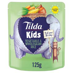 Tilda Kids Vegetable & Wholegrain Rice 125g