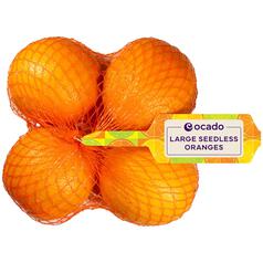 Ocado Large Seedless Oranges 4 per pack