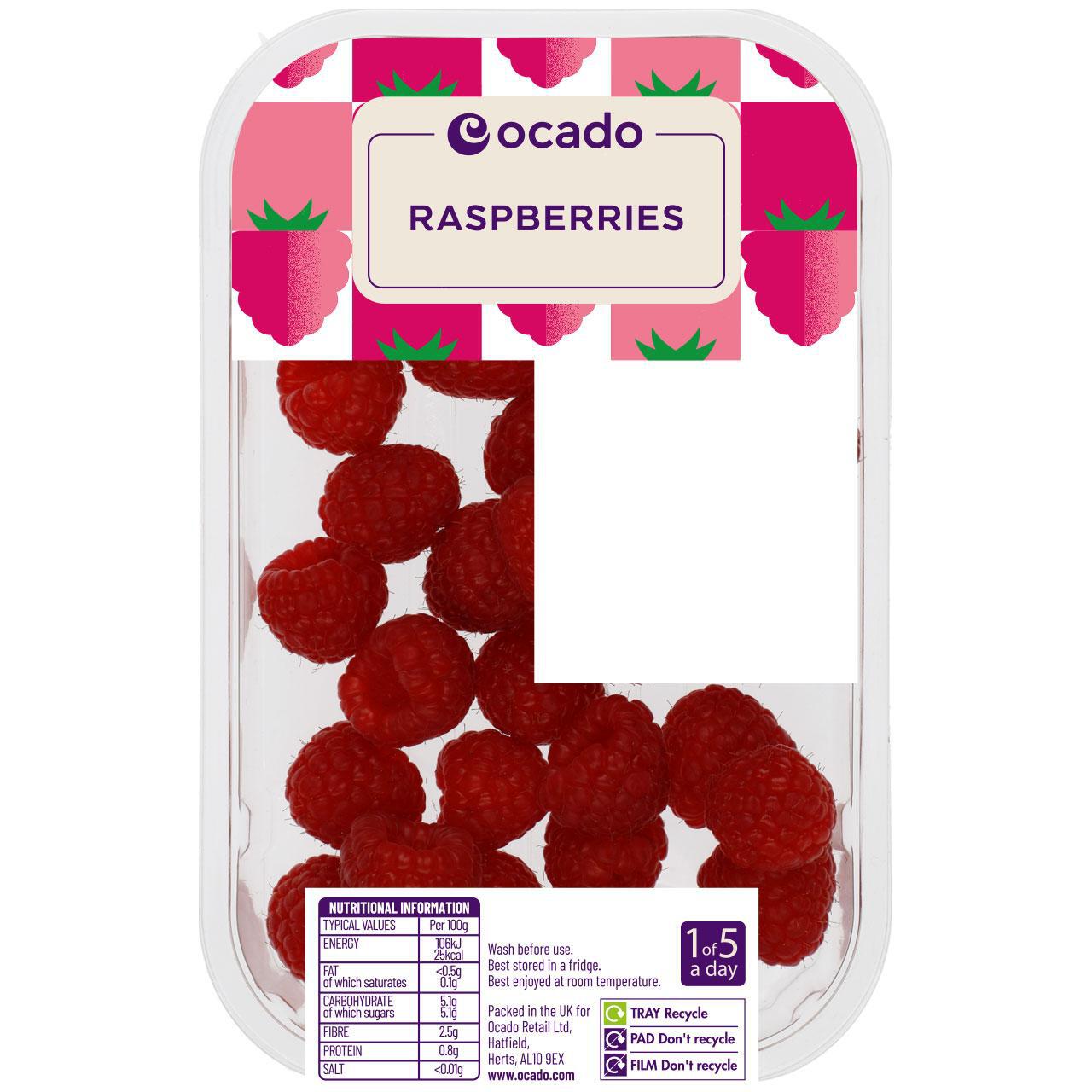 Ocado Raspberries 150g