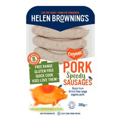 Helen Browning Organic Speedy Sausages 200g