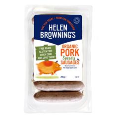 Helen Browning Organic Speedy Sausages 200g