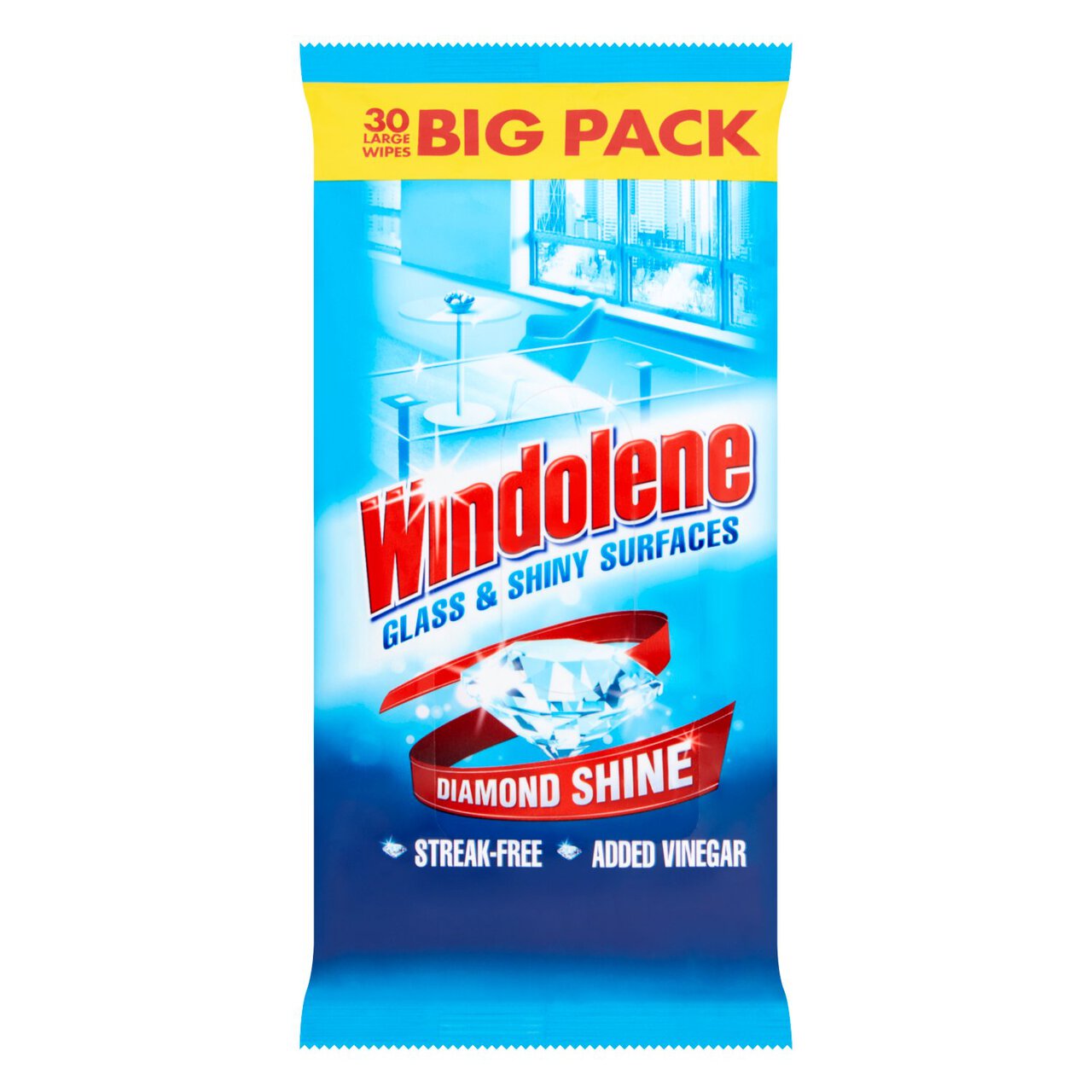 Windolene Window & Glass Cleaner Wipes 30 per pack