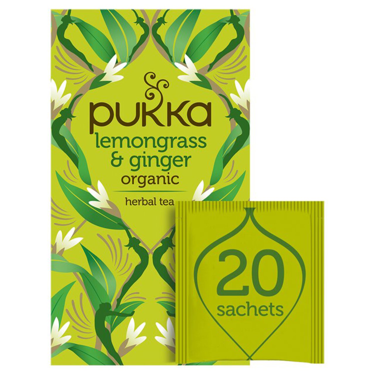 Pukka Tea Lemongrass & Ginger Tea 20 per pack