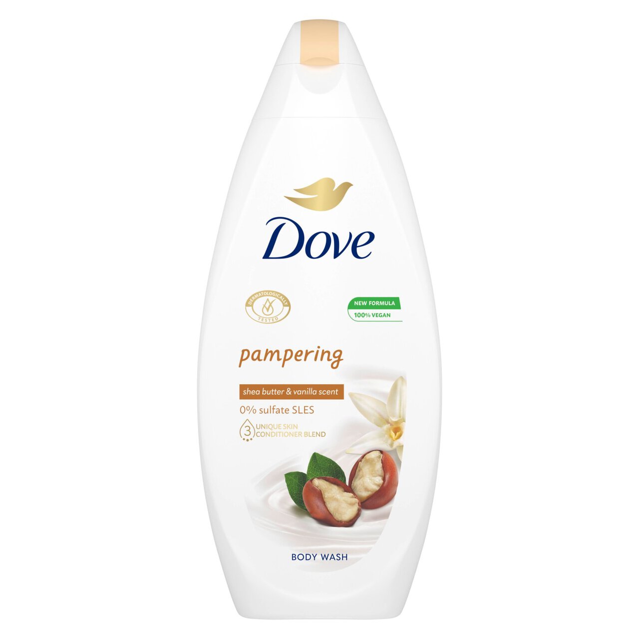 Dove Pampering Shea Butter Body Wash Shower Gel 225ml