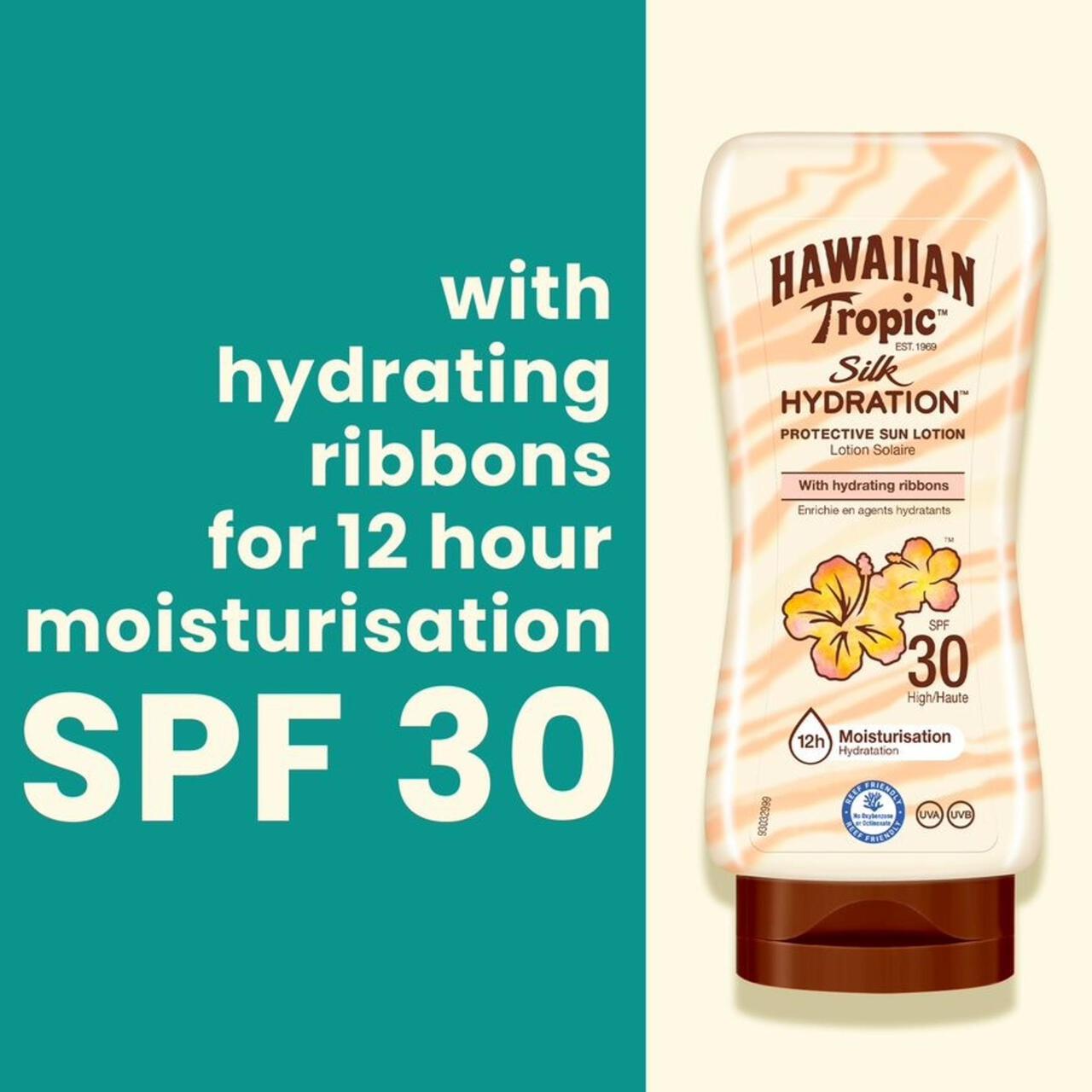 Hawaiian Tropic Silk Hydration SPF 30 Sun Lotion 180ml