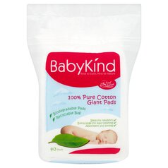 Babykind Giant Cotton Pads 40 per pack