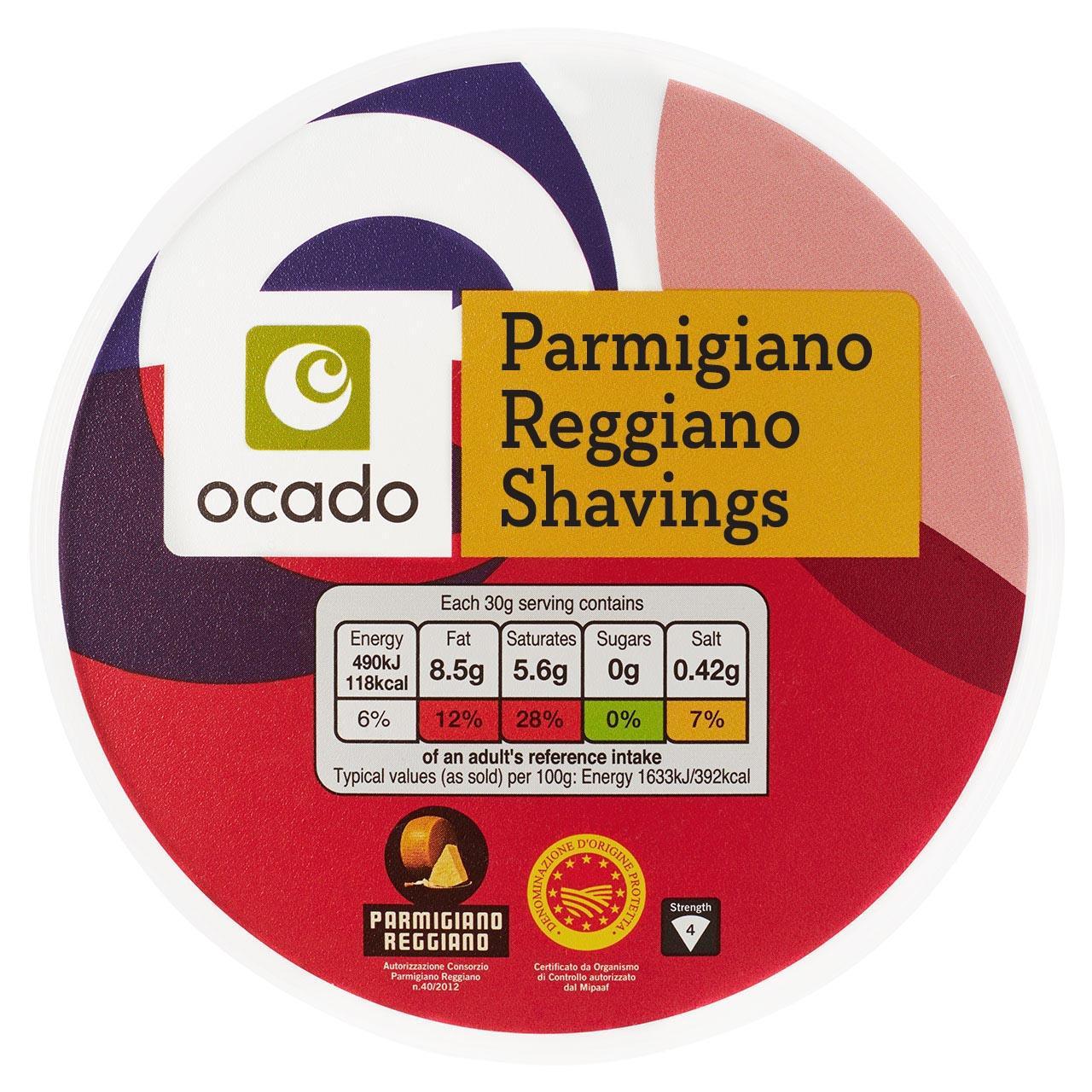 Ocado Parmigiano Reggiano Shavings 100g