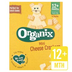 Organix Mini Organic Cheese Crackers, 12 mths+ 80g