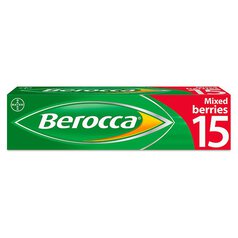 Berocca Mixed Berries Energy Vitamin Tablets 15 per pack