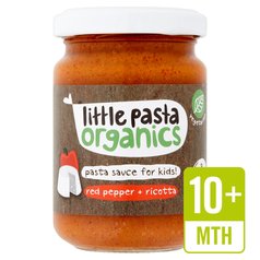 Little Pasta Organics Free From Red Pepper & Ricotta Pasta Sauce 130g