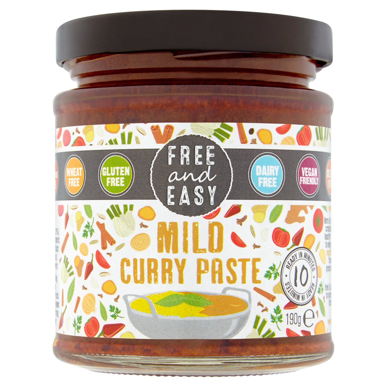 Free & Easy Free From Mild Curry Paste 190g