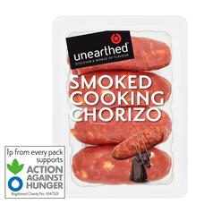 Unearthed Spanish Smoked Cooking Chorizo Sausages 200g