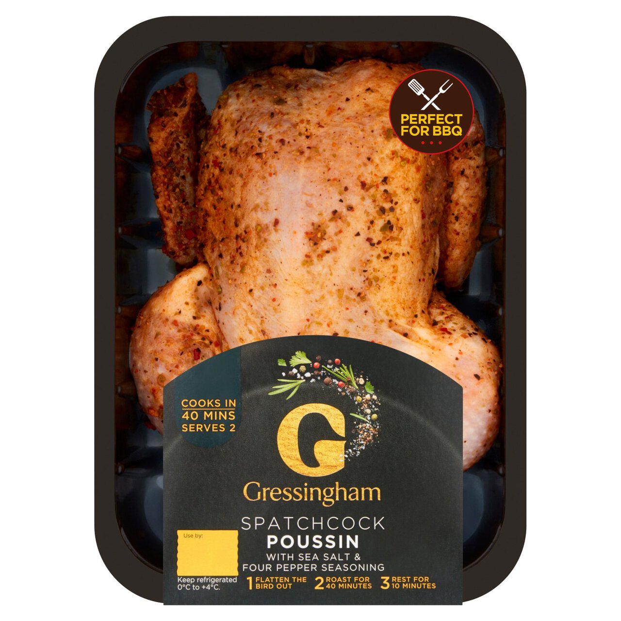 Gressingham Spatchcock Poussin with Salt & Pepper 450g