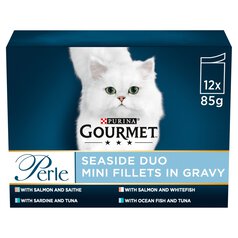 Gourmet Perle Cat Food Pouches Seaside Duo 12 x 85g 12 x 85g