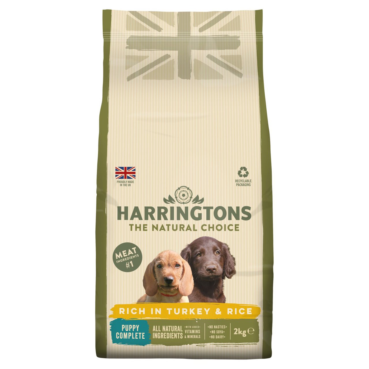 Harringtons Complete Puppy Turkey & Rice Dry Dog Food 2kg