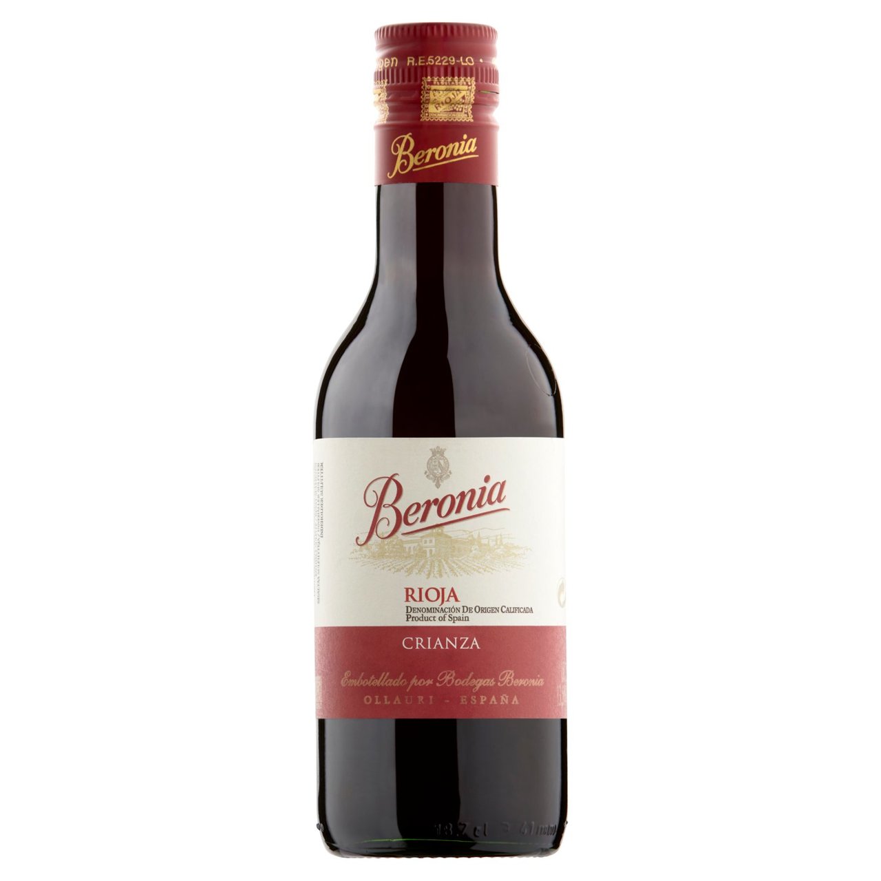 Beronia Rioja Crianza Small Bottle 18.75cl | Zoom