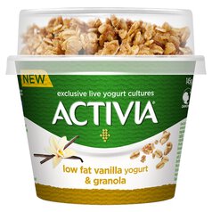 Activia Breakfast Pot Vanilla Yoghurt 160g