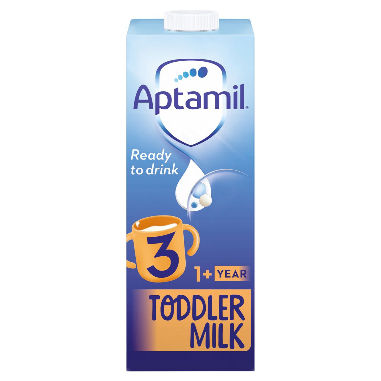 Aptamil 3 Baby Toddler Milk Formula Liquid 1-3 Years 1l