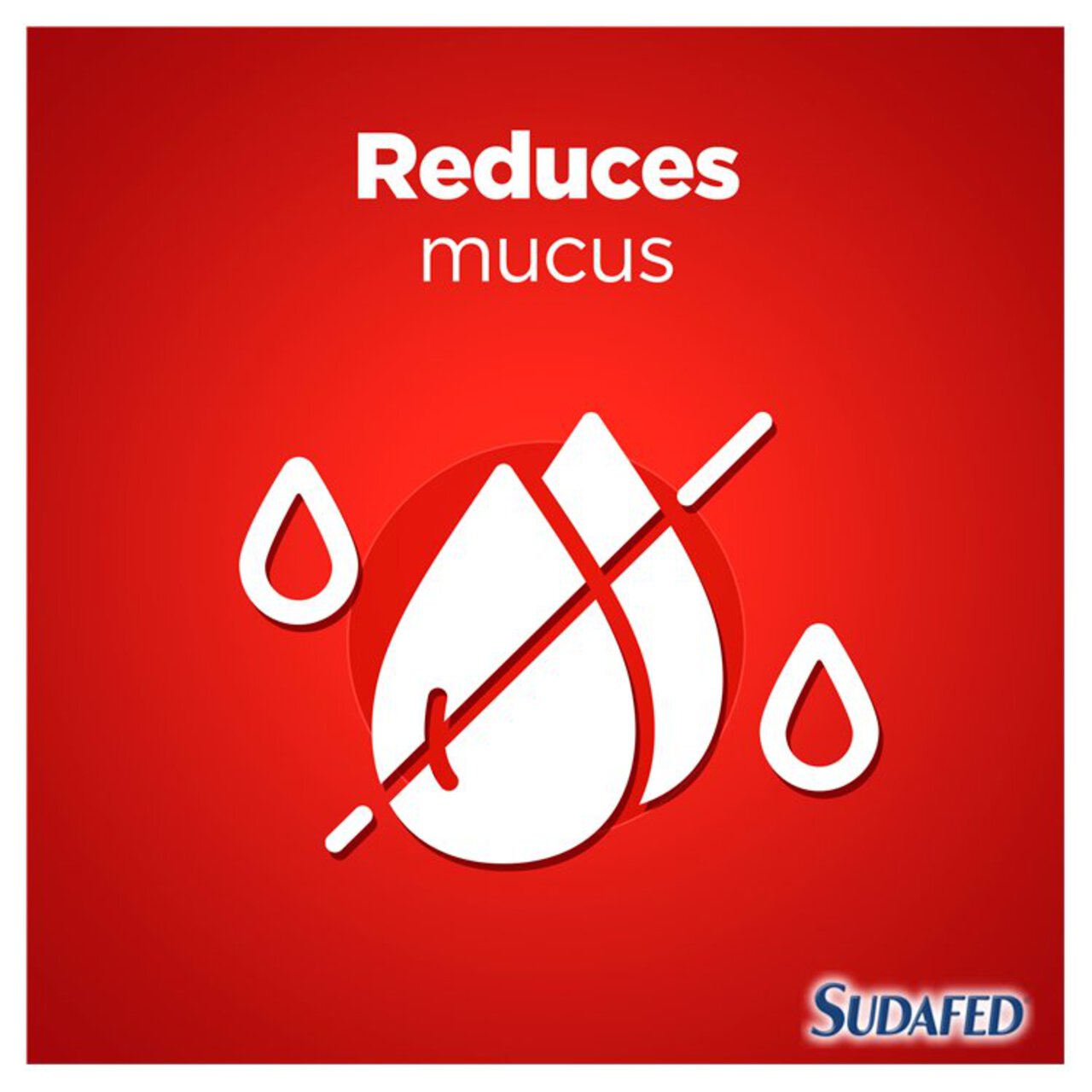 Sudafed Mucus Relief Triple Action Cold & Flu Tablets 16 per pack