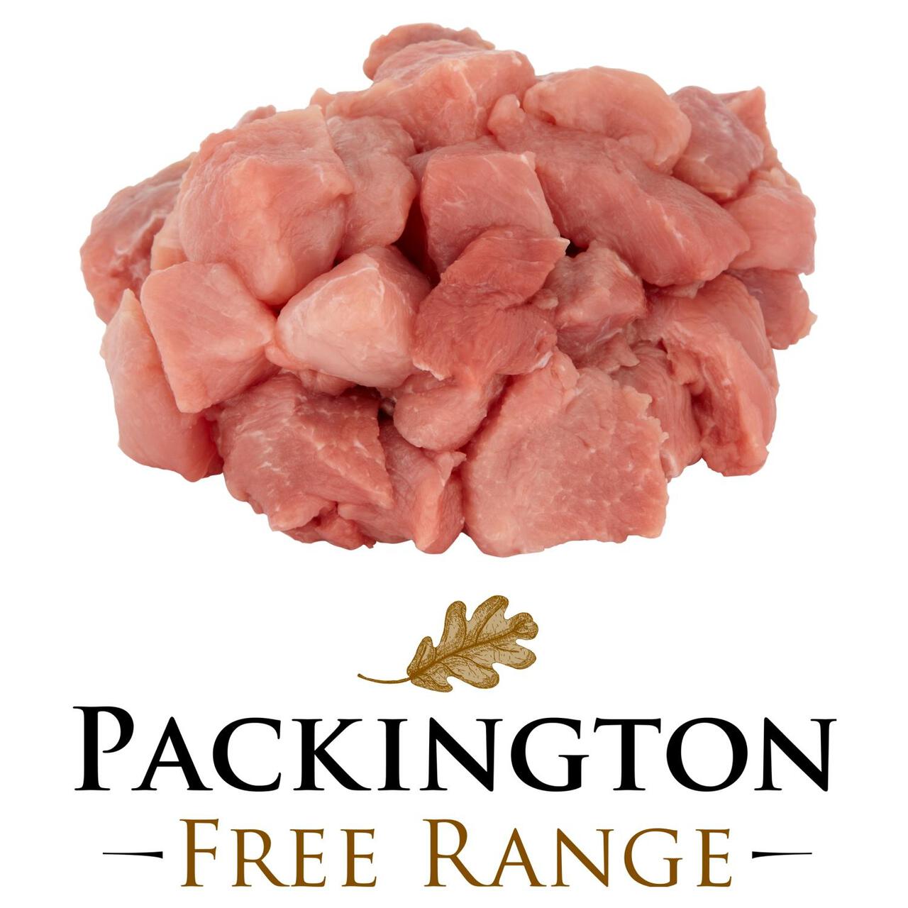 Packington Free Range Diced Pork 350g