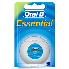 Oral-B Essential Mint Waxed Dental Floss 50m