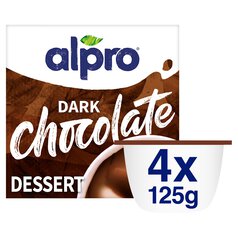 Alpro Dark Chocolate Dessert 4 x 125g