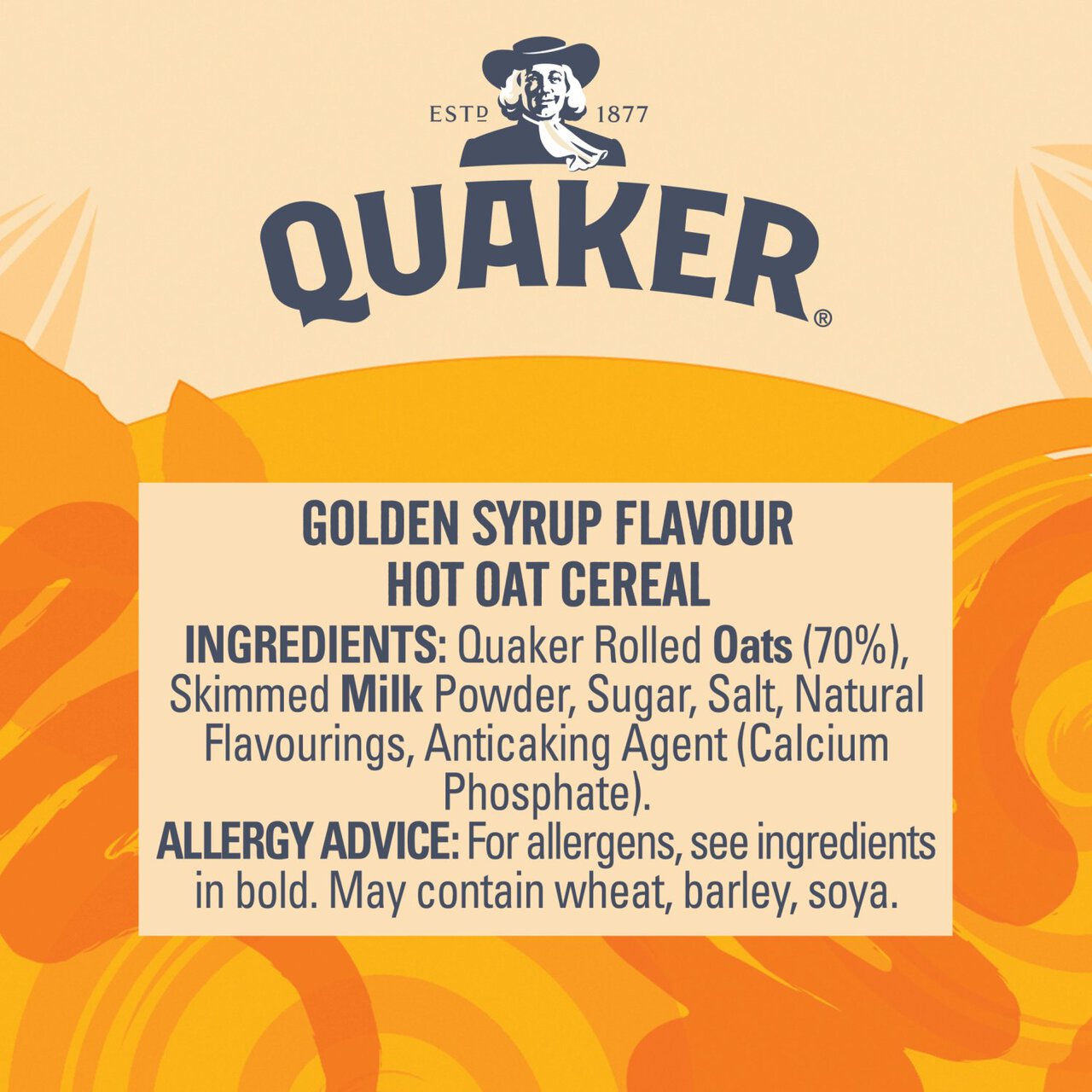 Quaker Oat So Simple Golden Syrup Porridge Cereal Pot 57g