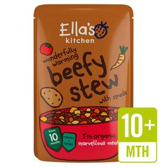 Ella's Kitchen Organic Beefy Stew with Spuds Pouch, 10 mths+ 190g