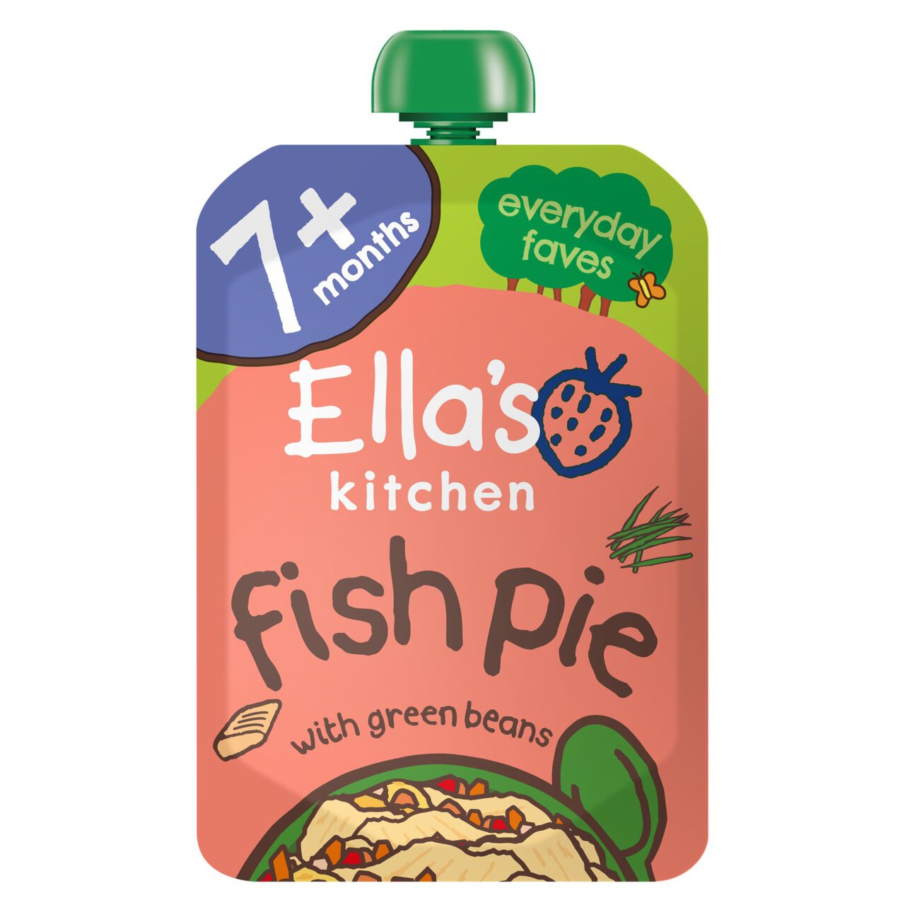 Ella's Kitchen Fish Pie Baby Food Pouch 7+ Months 130g
