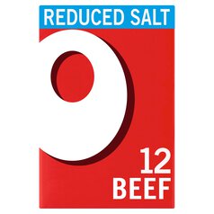Oxo 12 Reduced Salt Beef Stock Cubes 71g