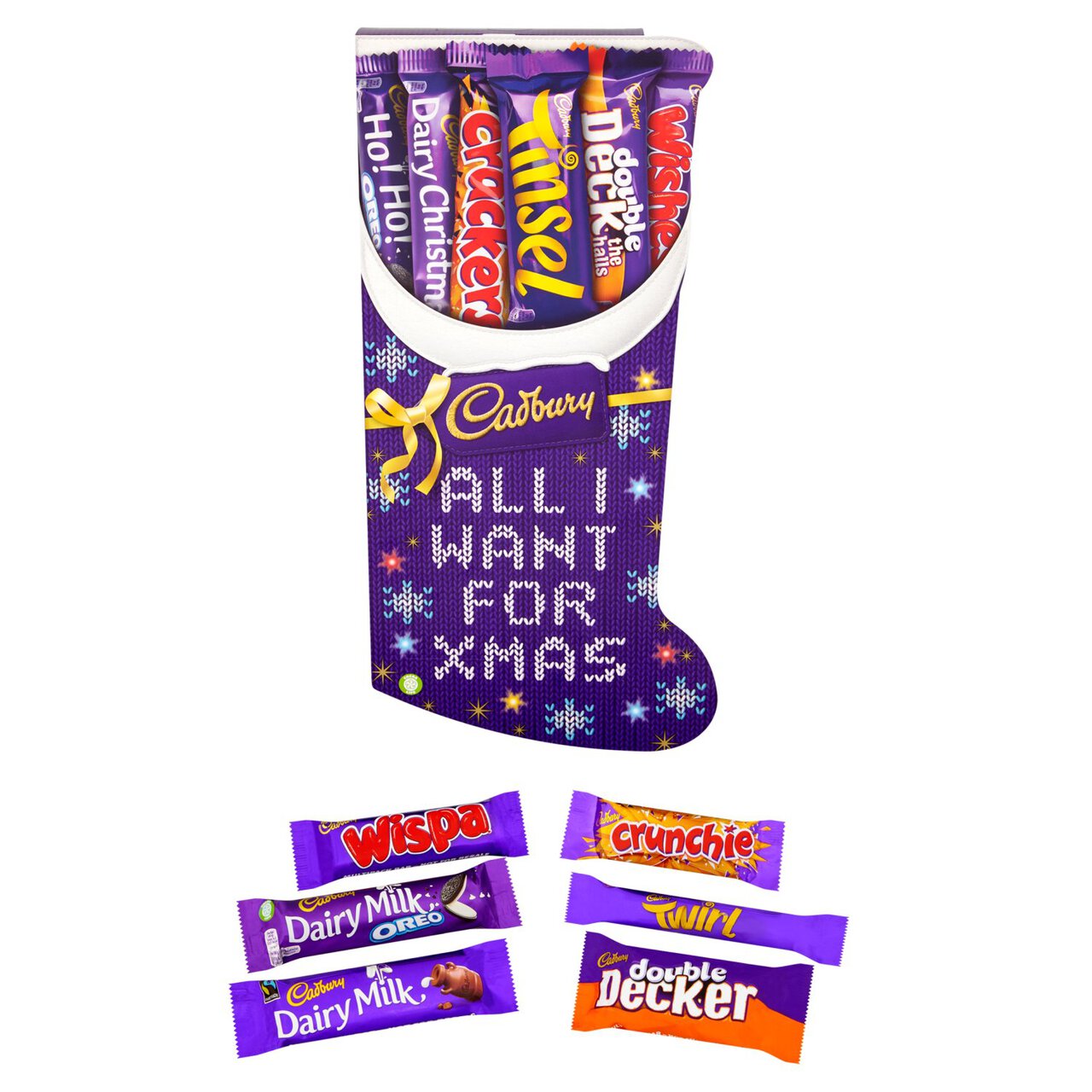 cadbury christmas stocking selection box