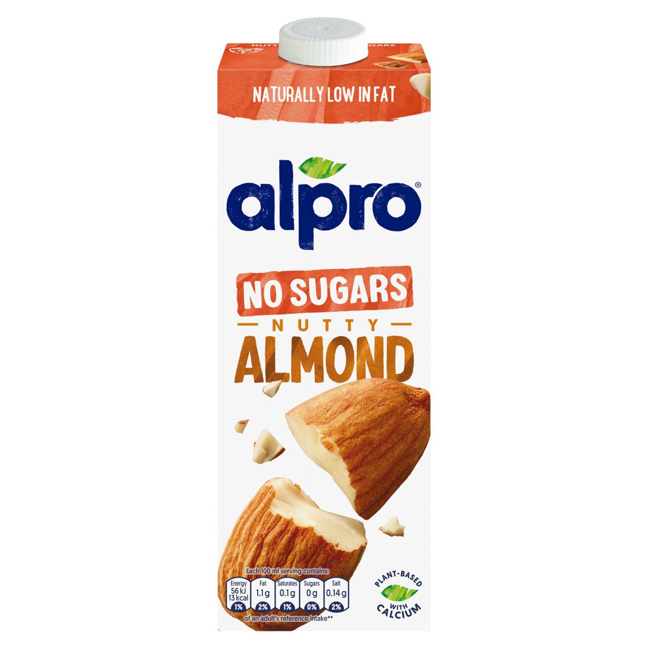 Alpro Almond No Sugars Long Life Drink 1l