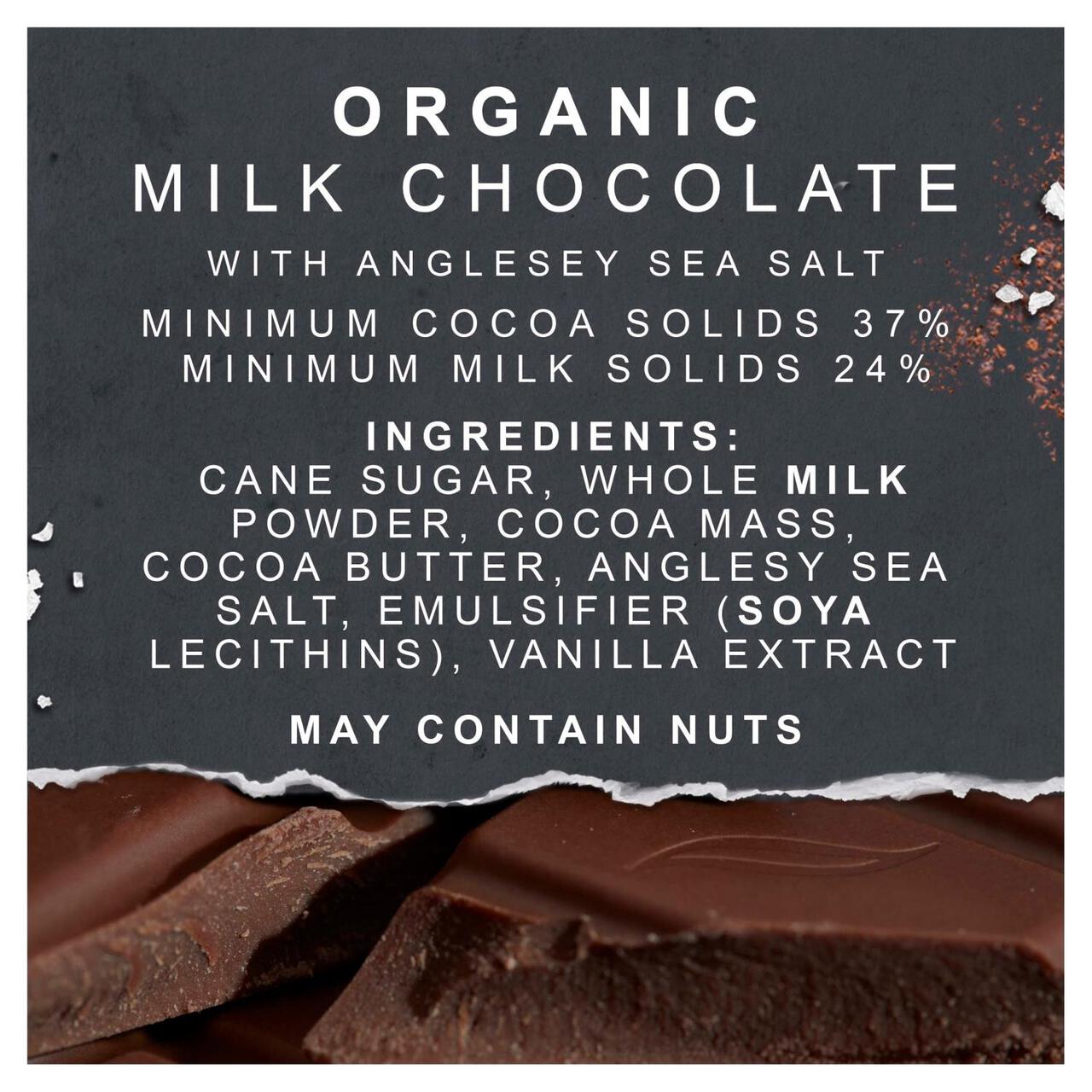 Green & Black's Organic Sea Salt Milk Chocolate Bar 90g