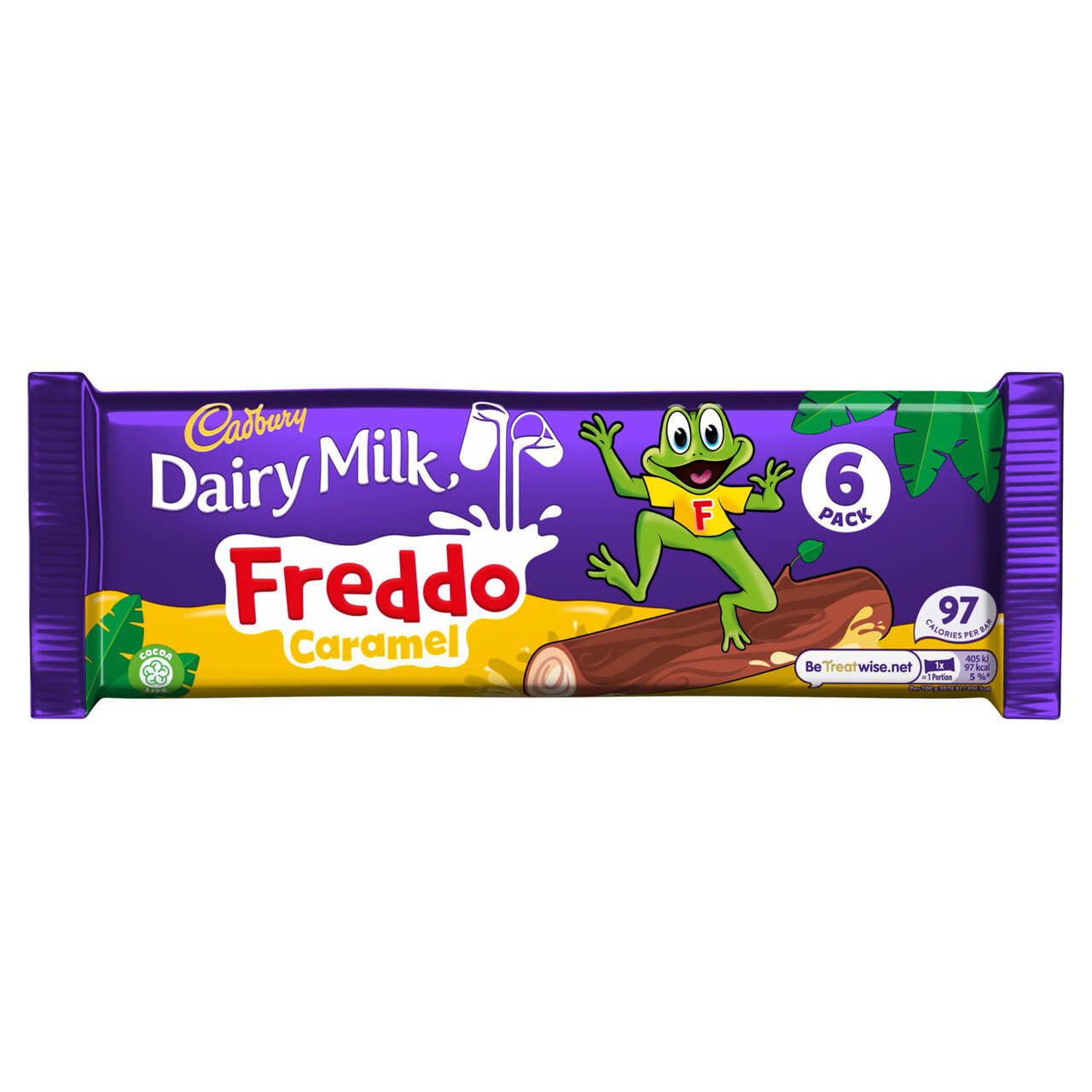 Cadbury Freddo Caramel Chocolate Bar Multipack 6 x 19.5g