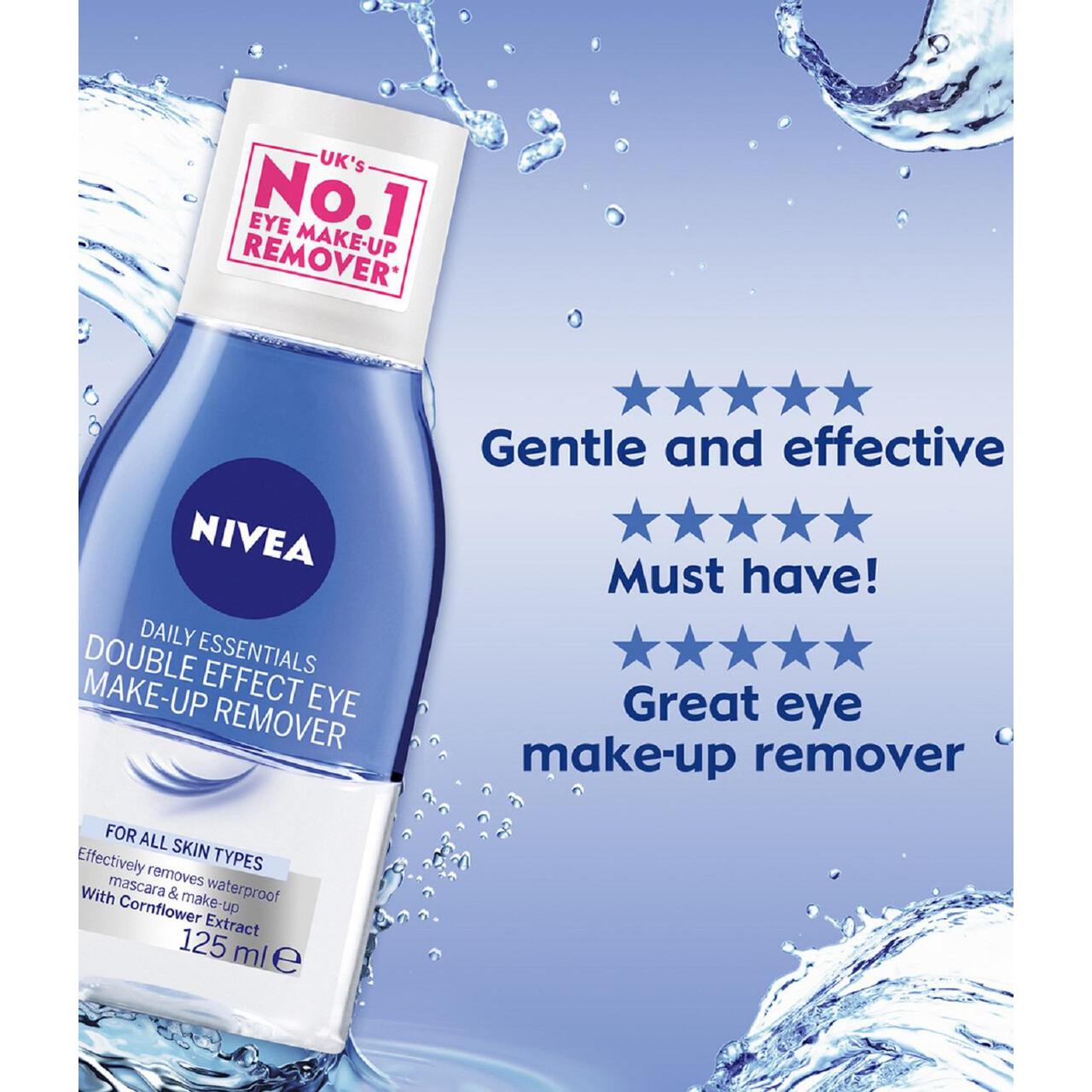 NIVEA Double Effect Eye Make-Up Remover 125ml