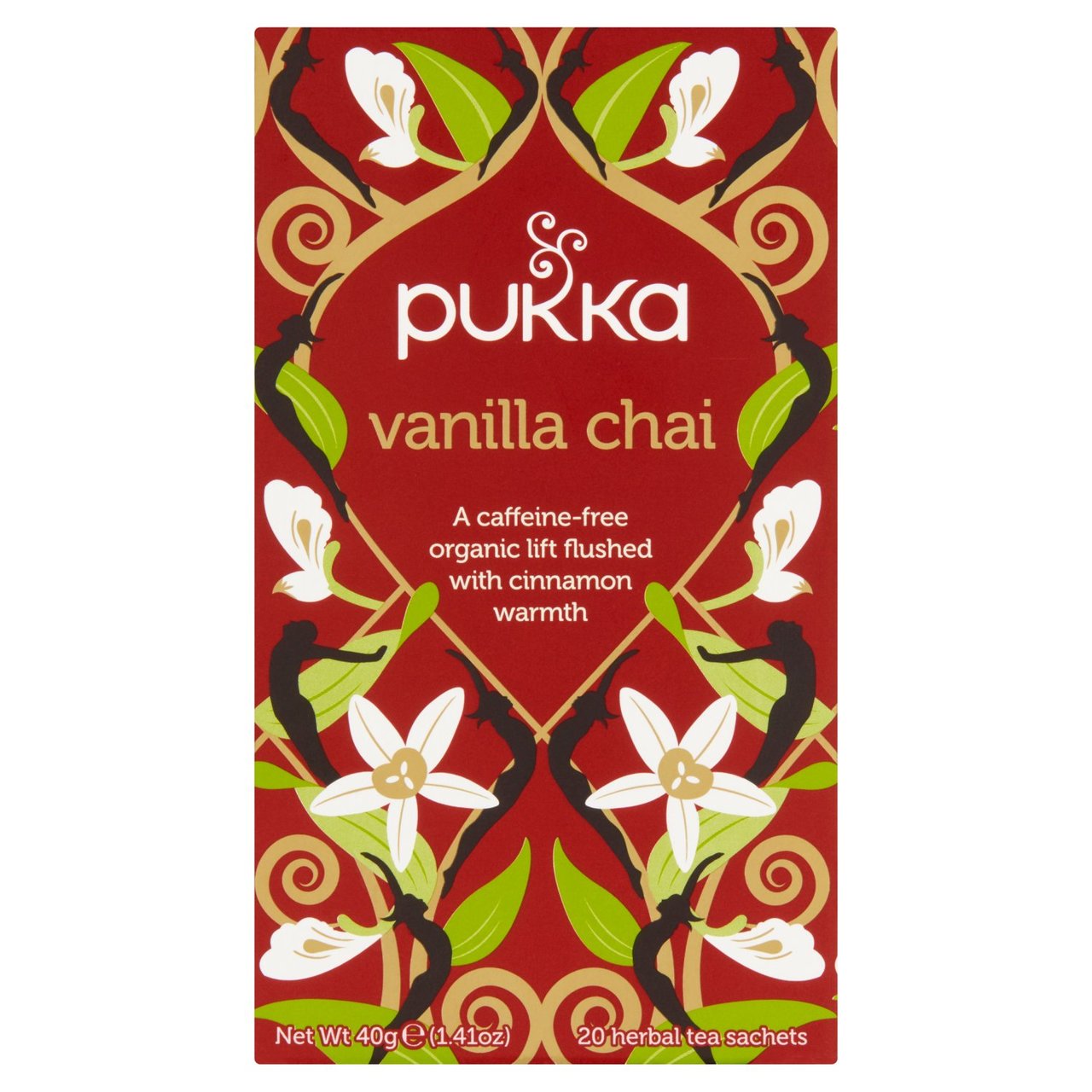 Pukka Tea Organic Vanilla Chai Tea Bags 20 per pack