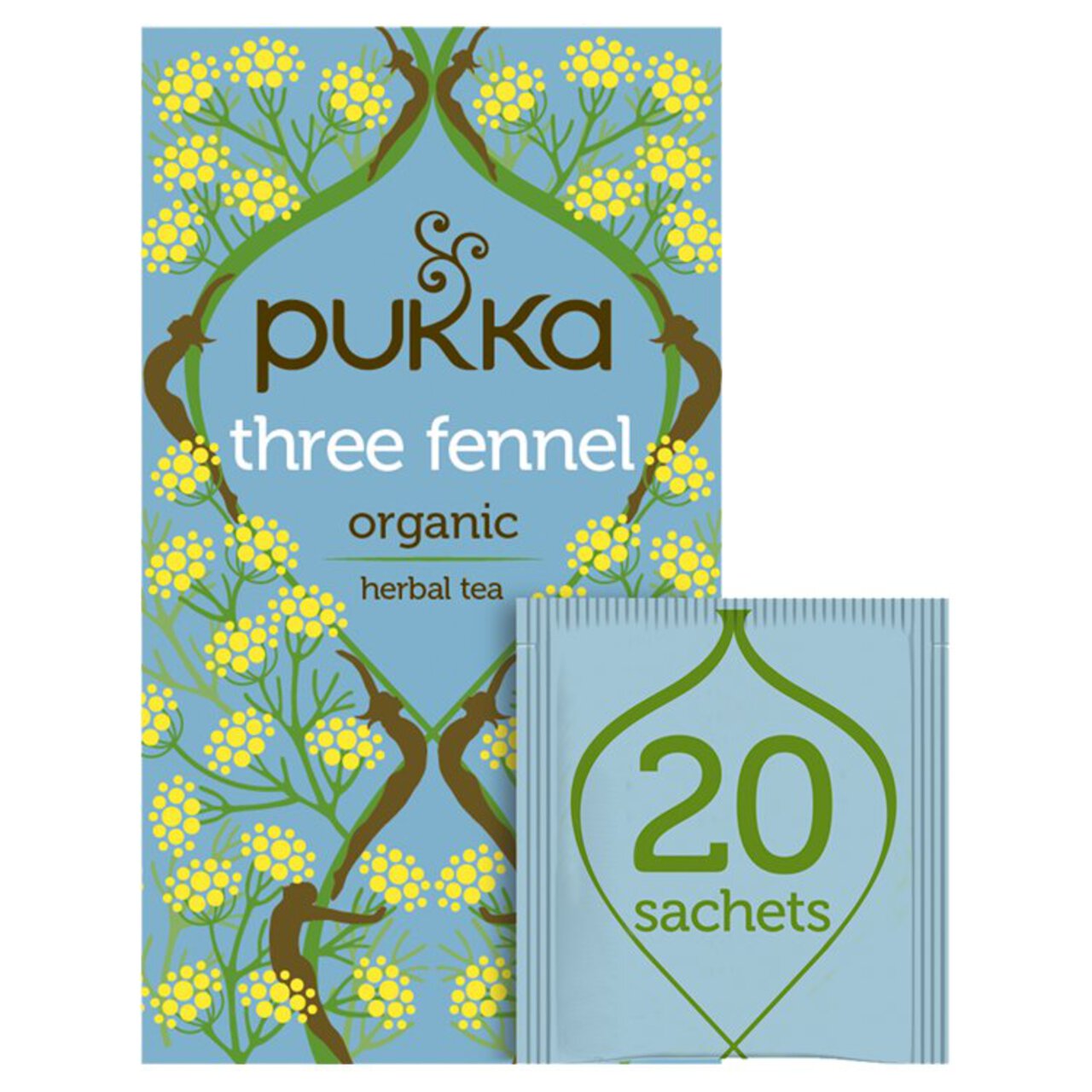 Pukka Tea Organic Three Fennel Tea Bags 20 per pack