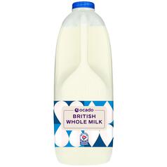 Ocado British Whole Milk 4 Pints 2.272l